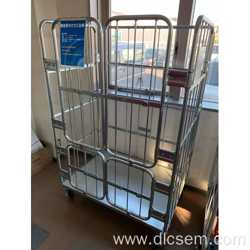 Laundry Metal Steel Logistic Roll Cage Trolley